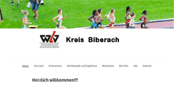 Desktop Screenshot of leichtathletik-biberach.de